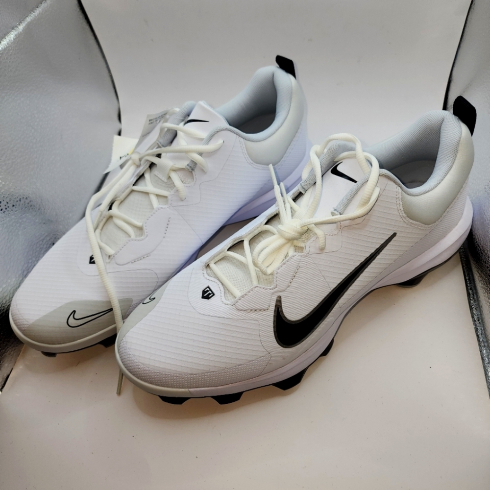 Nike Force Trout 9 MCS Baseball Cleats Metallic Silver FZ0915-102 Size 13